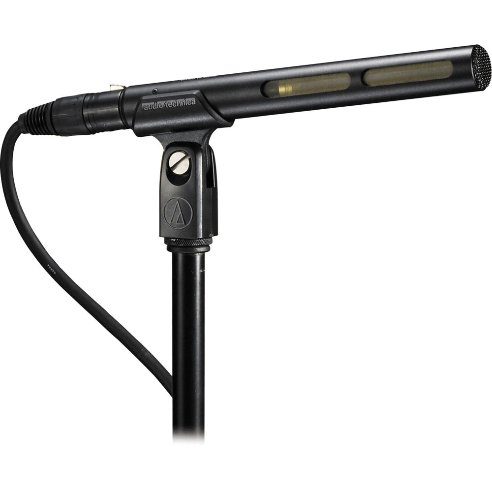 Audio-Technica AT875R Short Shotgun Microphone with Shockmount + Windshield  + 20ft XLR Microphone Cable + Cleaning Cloth (5 Items)