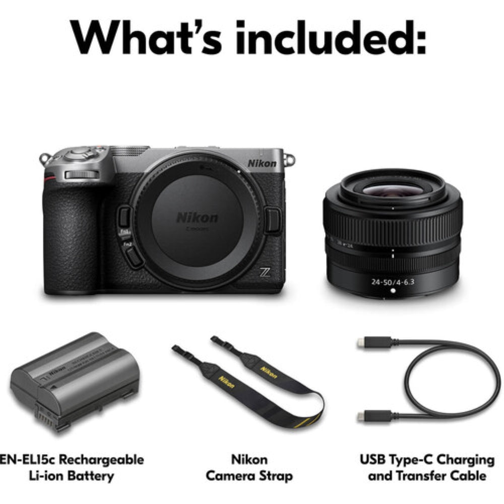 Nikon Z5 IIC Mirrorless Camera with 24-50mm f/4-6.3 Lens | Silver
