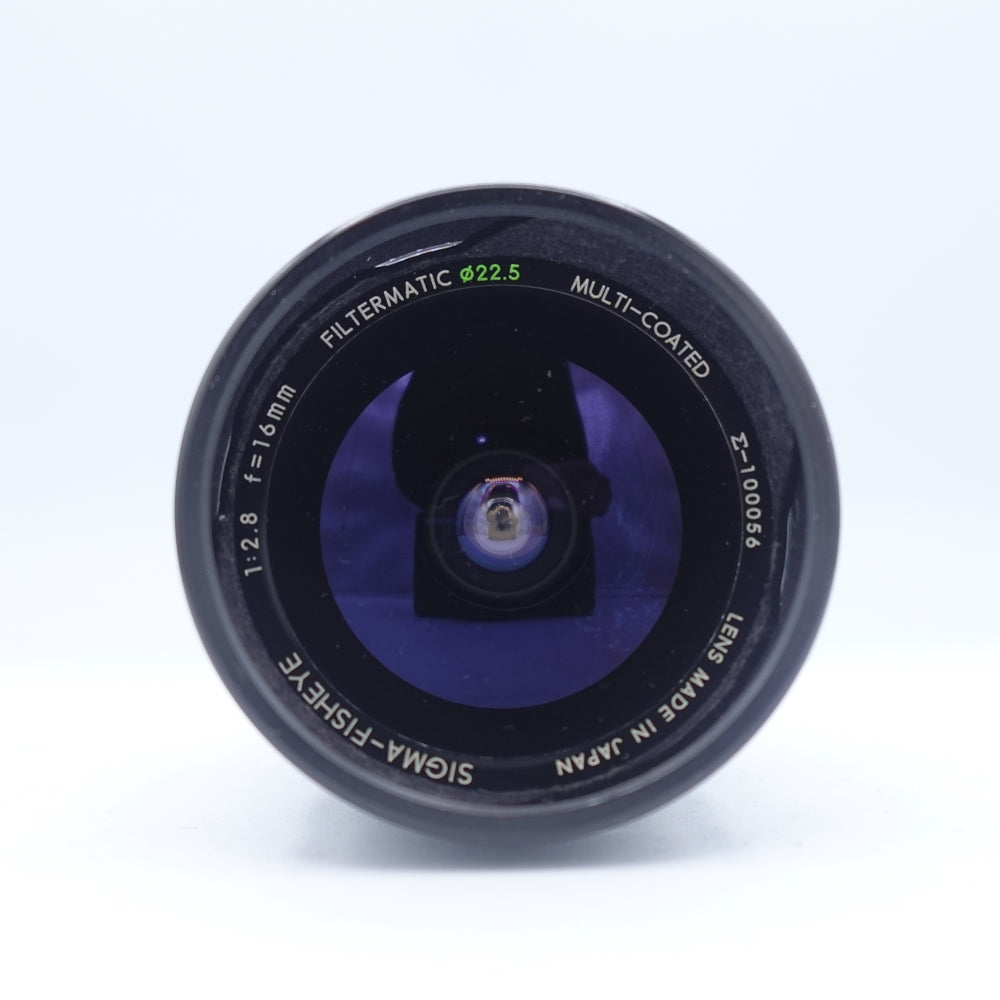 Used Sigma 16mm f/2.8 Fisheye AI-S F Mount Lens | Black | U9+