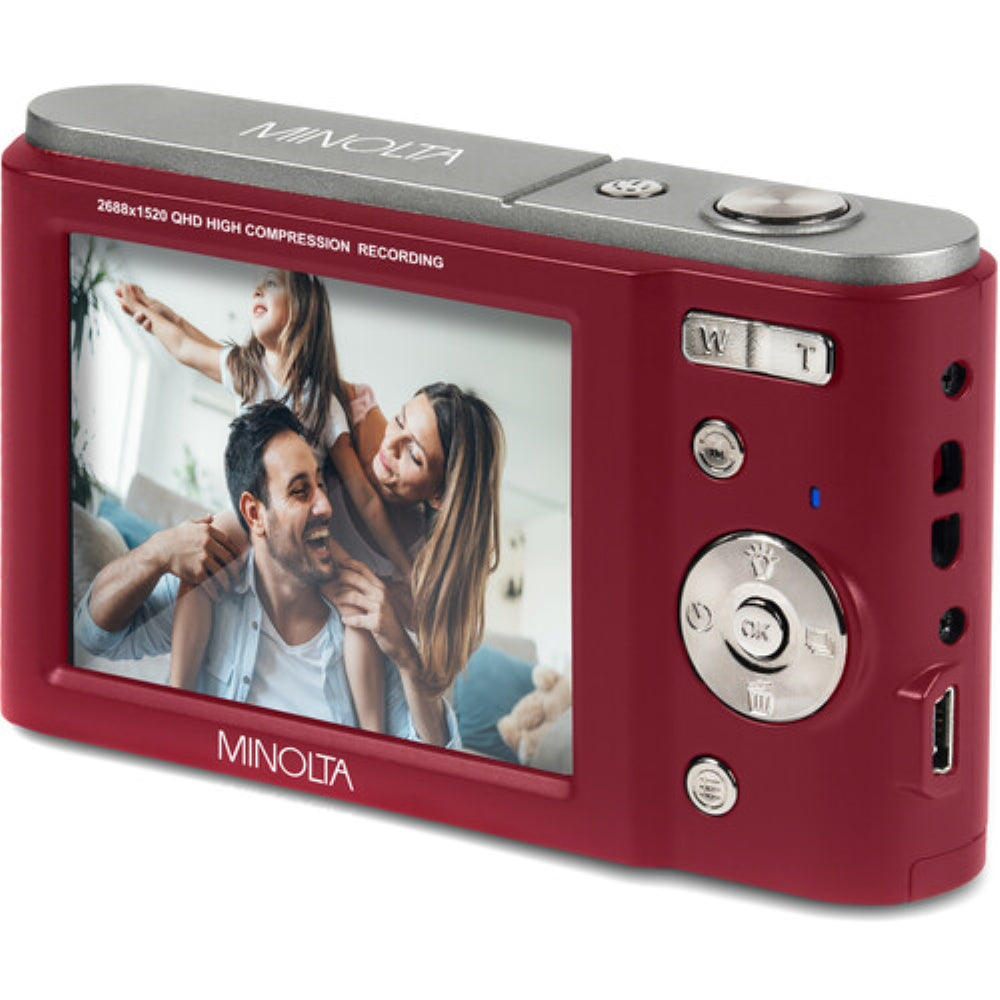 Minolta MND20 Digital Camera | Red
