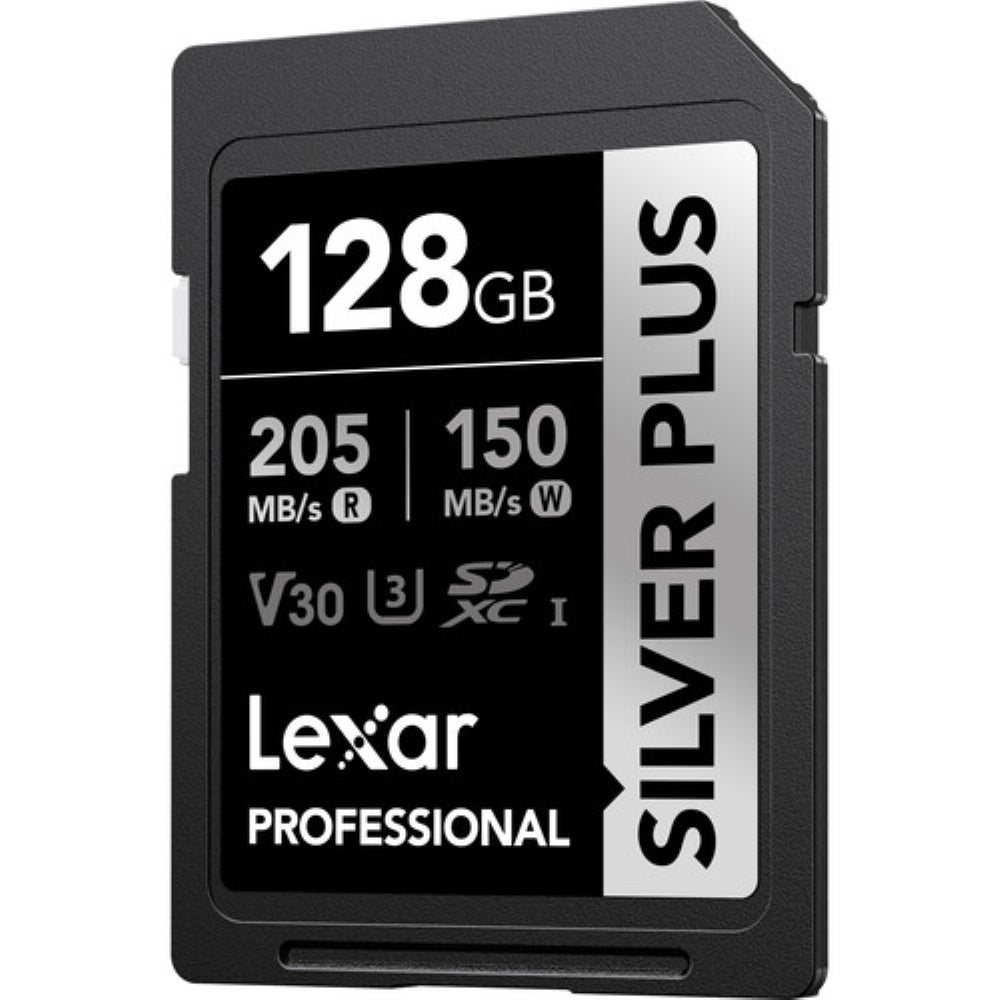 Lexar 128GB Professional SILVER PLUS UHS-I SDXC Memory Card