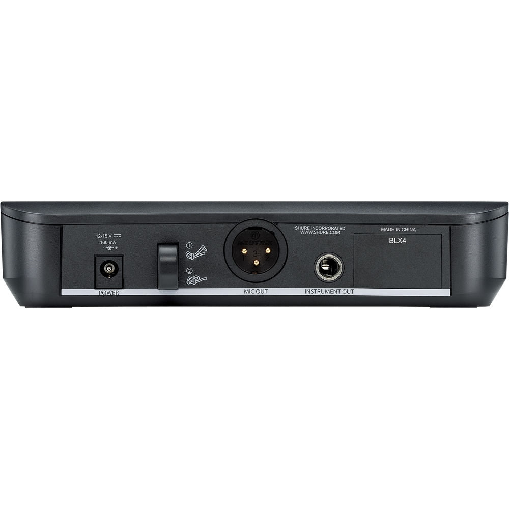 Shure BLX24/PG58 Wireless Handheld Microphone System with PG58 Capsule | H10: 542 to 572 MHz