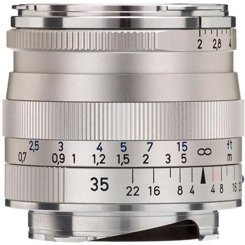 ZEISS Biogon T* 35mm f/2 ZM Lens | Silver