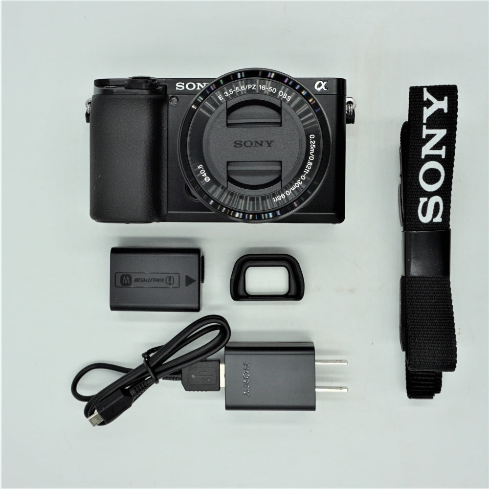 Sony Alpha a6100 Mirrorless Digital Camera with 16-50mm Lens **OPEN BOX**