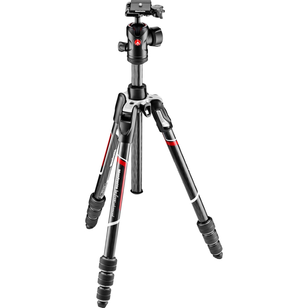 Manfrotto Befree Advanced Carbon Fiber Travel Tripod with 494 Ball Head | Twist Locks, Black