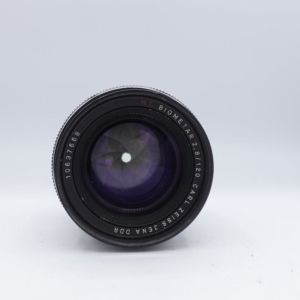 Used Carl Zeiss MC Biometar 120mm f/2.8 Jena DDR P6 Medium Format Lens | Black | U9