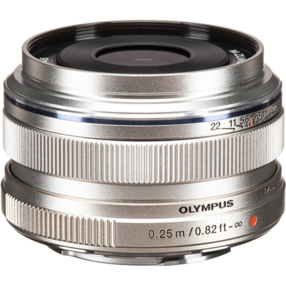 Olympus M.Zuiko Digital 17mm f/1.8 Lens | Silver