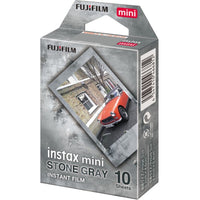 FUJIFILM INSTAX Mini Stone Gray Instant Film | 10 Exposures