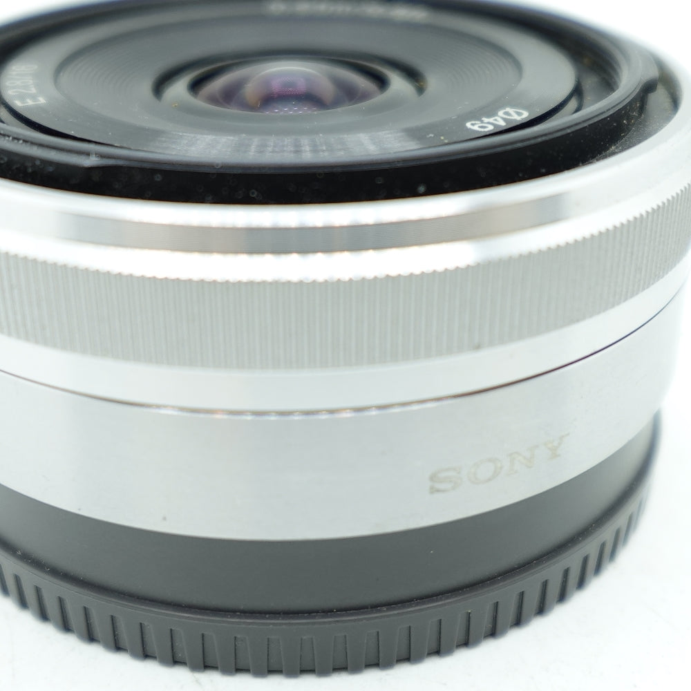 Used Sony E 16mm f/2.8 | Silver | U8