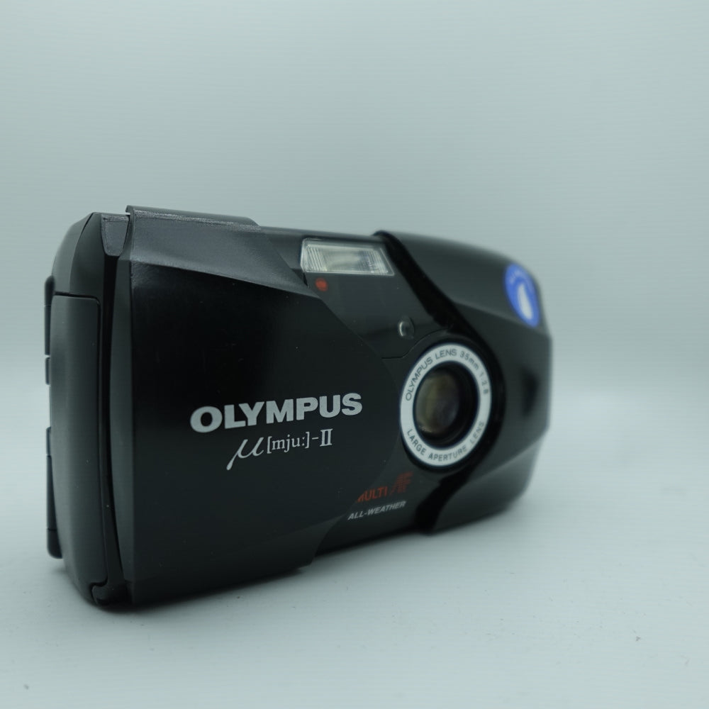 Used Olympus MJU-II 35mm Point and Shoot Camera | Black | U7