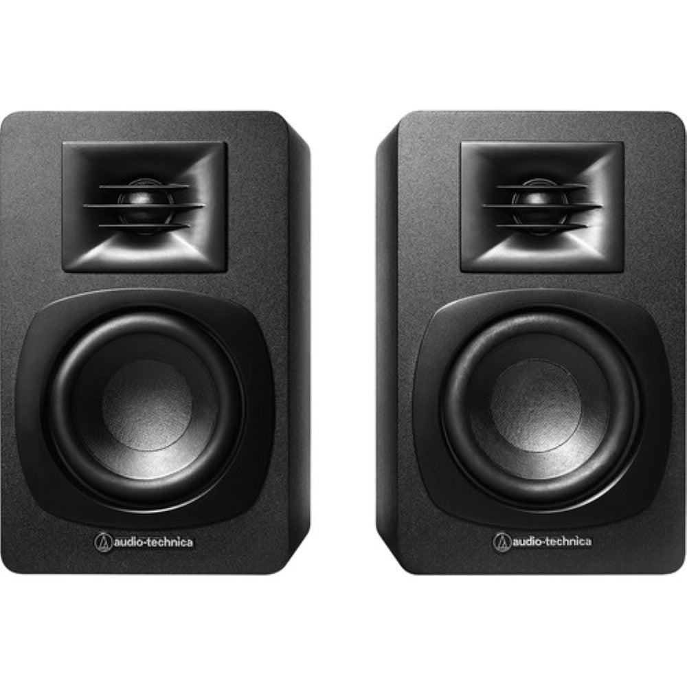 Audio-Technica AT-SP3X 2-Way Active Wireless Bookshelf Speakers | Pair