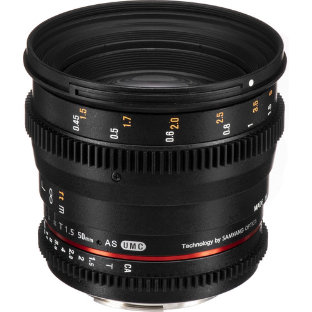 Rokinon 50mm T1.5 AS UMC Cine DS Lens for Canon EF Mount