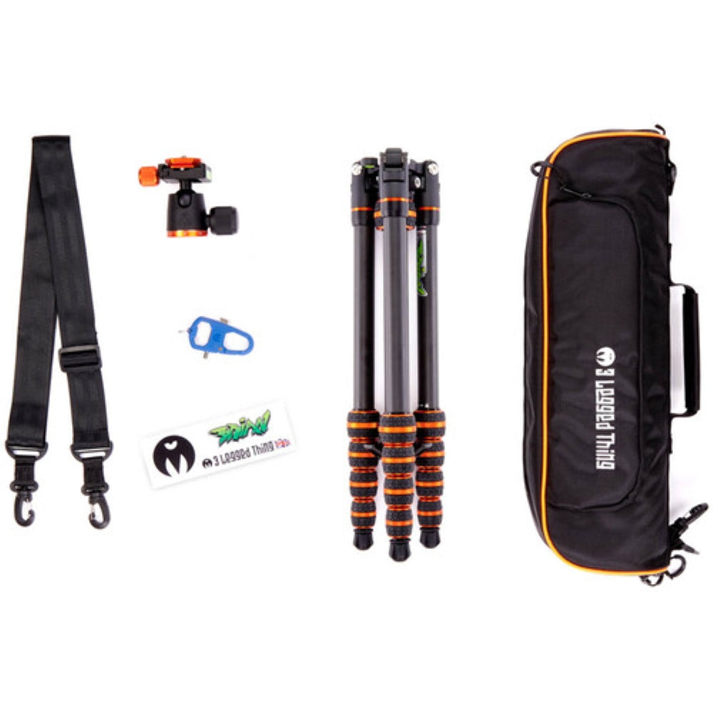 3 Legged Thing Punks Brian 2.0 Carbon Fiber Tripod with AirHed Neo 2.0 Ball Head | Black