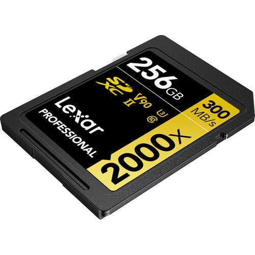 Lexar 256GB Professional 2000x UHS-II SDXC Memory Card