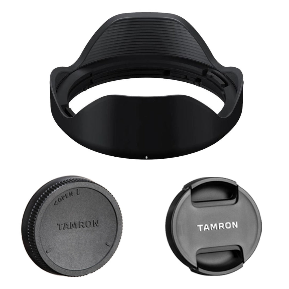 Tamron 17-70mm f/2.8 Di III-A VC RXD Lens Compatible with RF Mount Bundle with UV Filter + Lens Cap Keeper + Deluxe Cleaning Kit - Blower, Lens Pen, Brush & Case + Medium Len Pouch (6 Items)