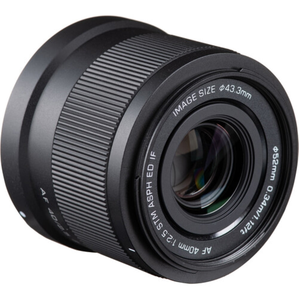 Viltrox AF 40mm f/2.5 Z Lens Compatible with Nikon Z Mount Bundle with UV Filter + Lens Cap Keeper + Cleaning Kit + Cleaning Cloth (5 Items)