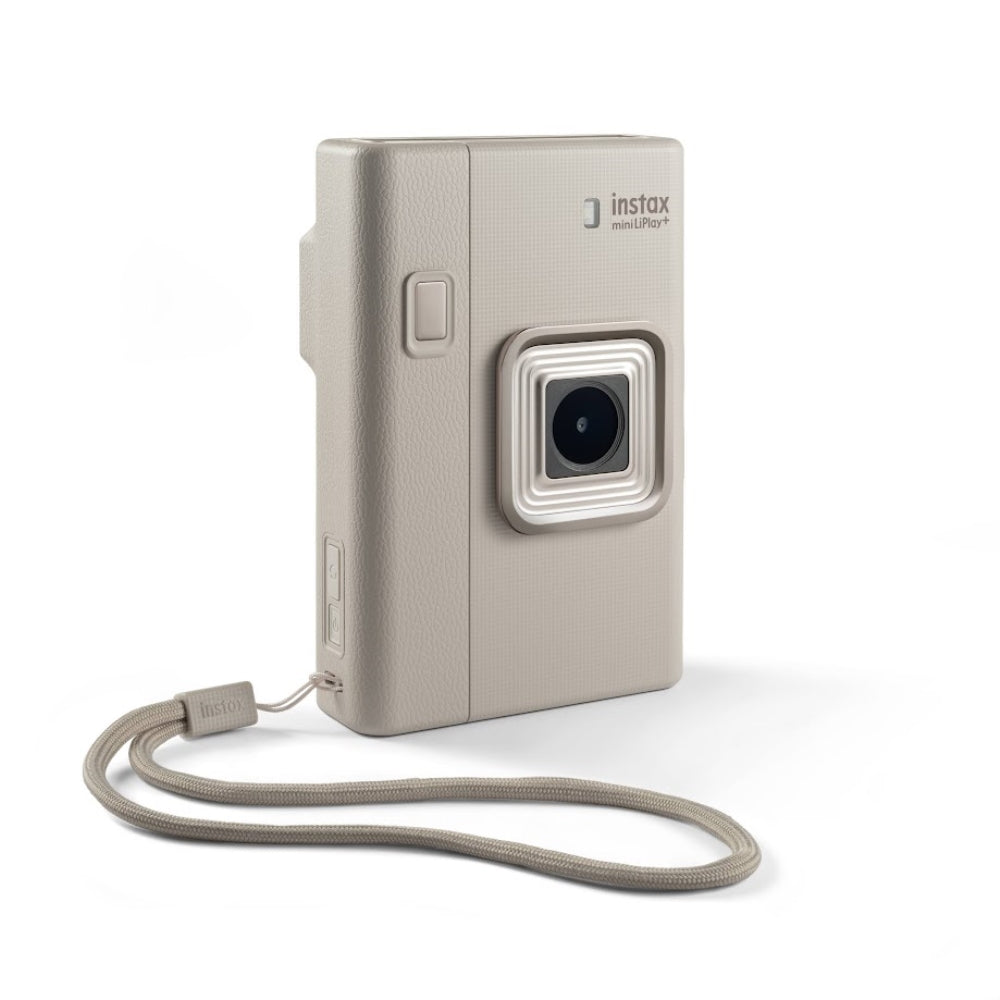 FUJIFILM INSTAX Mini LiPlay+ Hybrid Instant Camera | Sand Beige