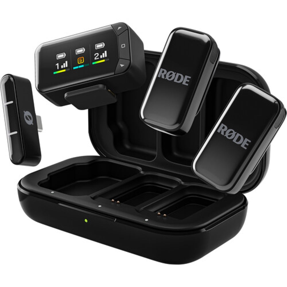 RODE Wireless Micro 2-Person Ultracompact Wireless Microphone Pro System for Cameras and Mobile Devices | 2.4 GHz