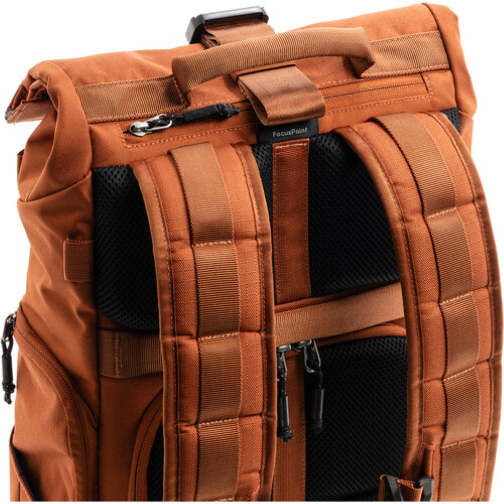 Think Tank Photo FocusPoint Rolltop Camera Backpack | Urban Rust, 30 L