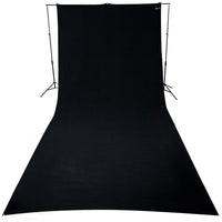 Westcott Wrinkle Resistant Black Backdrop | 9'x20'