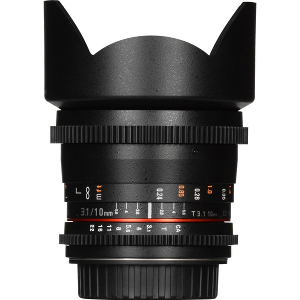 Rokinon 10mm T3.1 Cine DS Lens with Nikon F Mount for APS-C