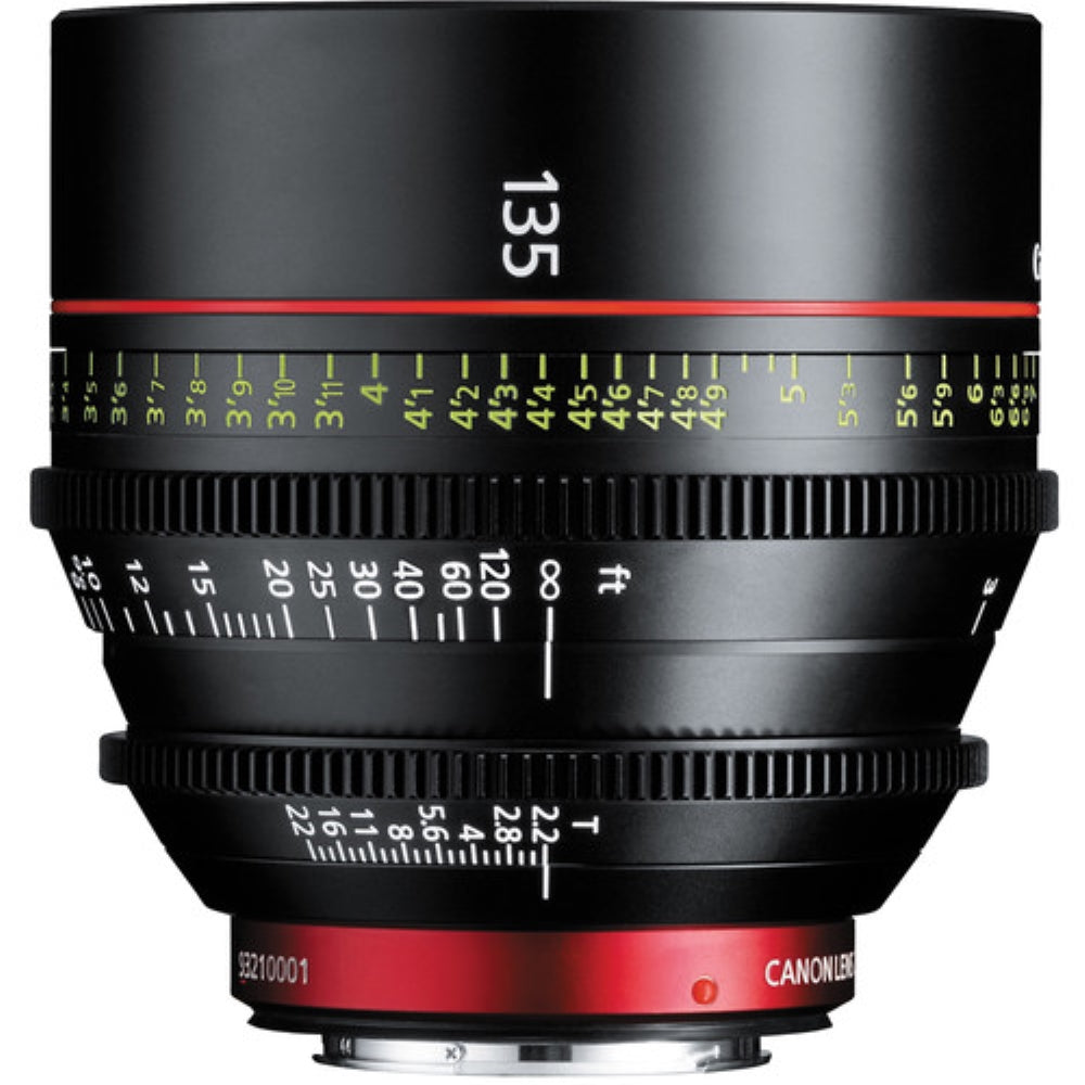 Canon CN-E 135mm T2.2 L F Cinema Prime Lens | EF Mount