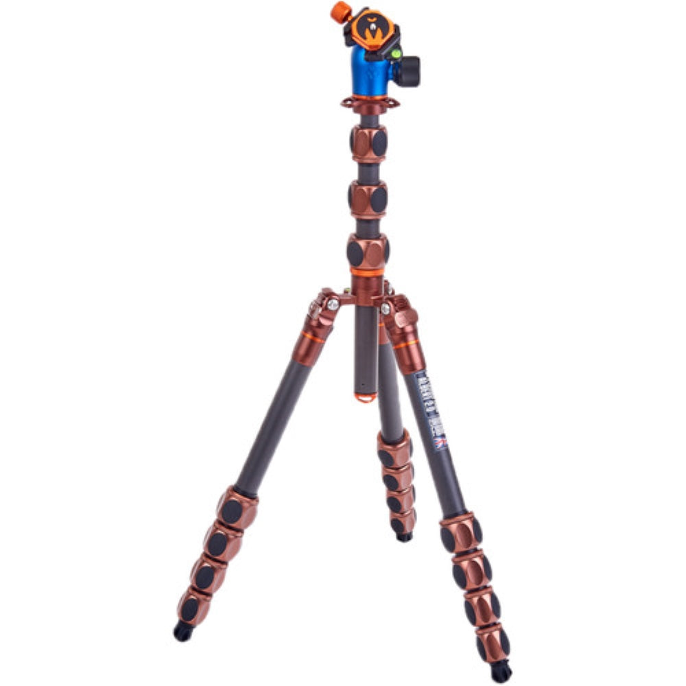 3 Legged Thing Albert 2.0 Tripod Kit with AirHed Pro Ball Head | Bronze and Blue