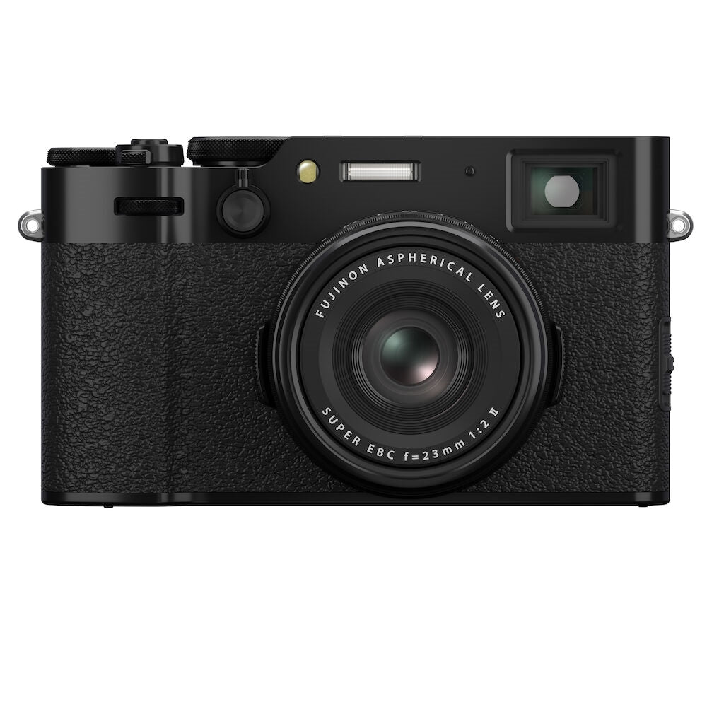 FUJIFILM X100VI Digital Camera | Black Bundled with 64GB Memory Card + iT30Pro F TTL Mini Flash + Cleaning Kit - Blower, Lens Pen, Brush & Case + Cloth (5 Items)