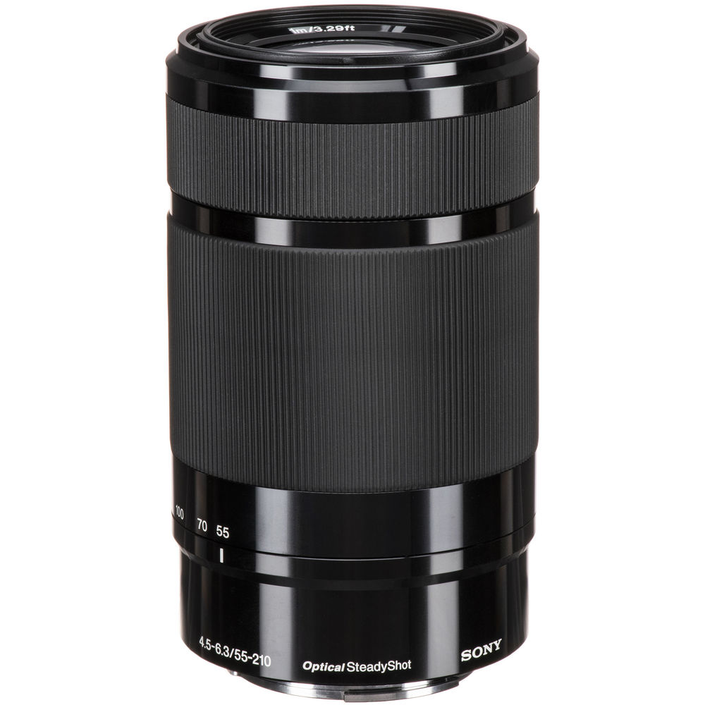 Sony 55-210mm  f/4.5-6.3 OSS Telephoto E-Mount Lens | Black