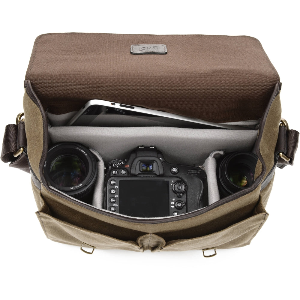 ONA Prince Street Camera Messenger Bag | Field Tan