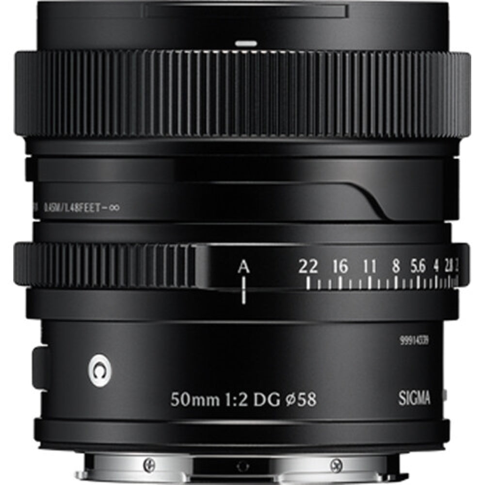 Sigma 50mm f/2 DG Contemporary Lens Compatible with E Mount (Full Frame) Bundle with 58mm UV Filter + Lens Cap Keeper + Deluxe Cleaning Kit + Cleaning Cloth (5 Items)