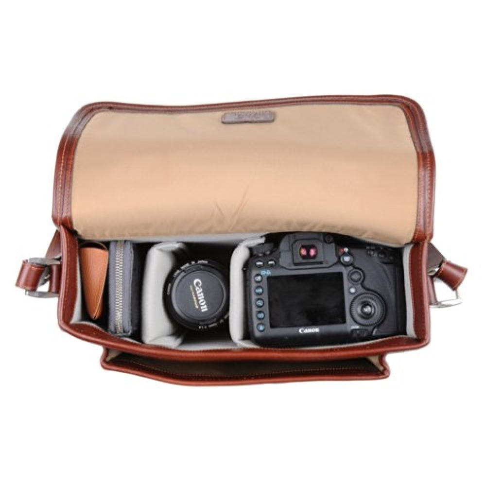 ONA  The Brooklyn Camera Messenger Bag | Chestnut Leather