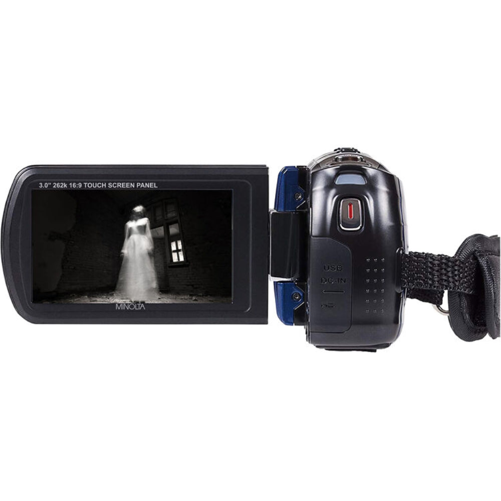 Minolta MN80NV Full HD Night Vision Digital Camcorder | Blue