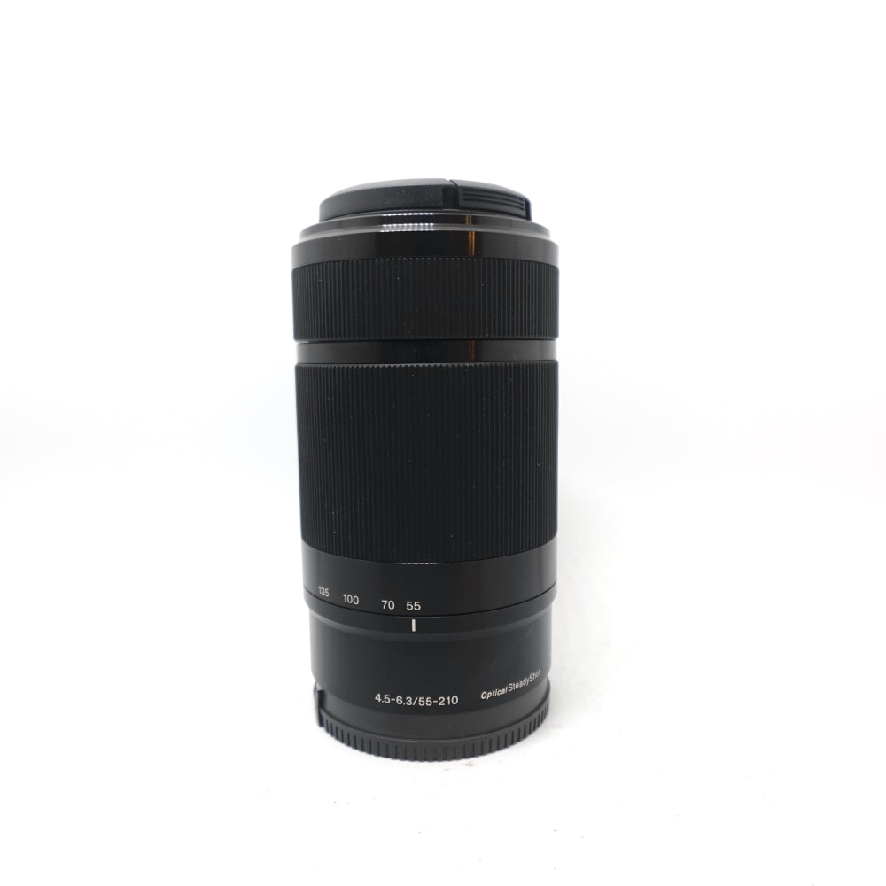 Used Sony E Mount 55-210mm f/4.5-6.3 OSS Zoom Lens | Black | U9+