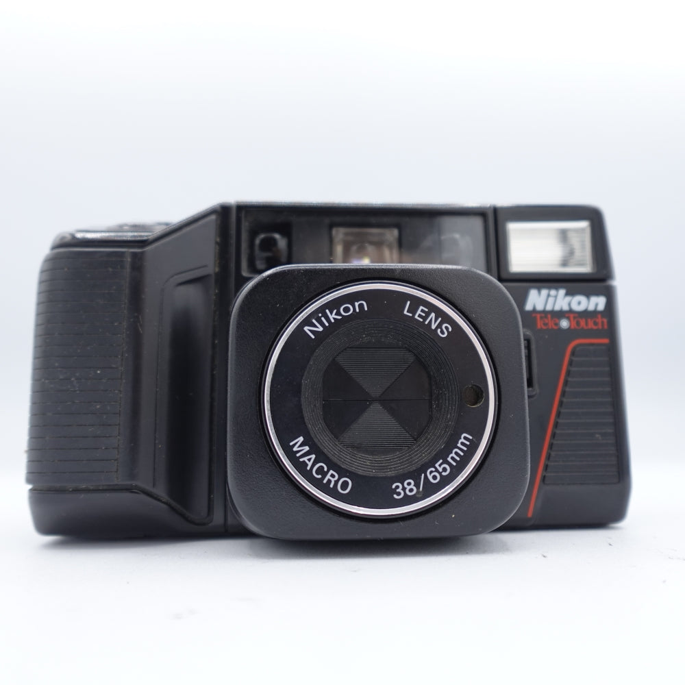 Used Nikon Tele Touch 35mm Point and Shoot Camera | Black | U7