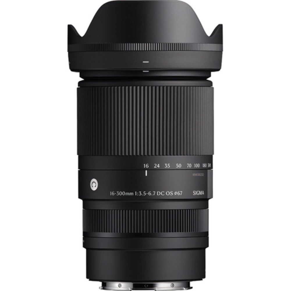 Sigma 16-300mm f/3.5-6.7 DC OS Contemporary Lens Compatible with L Mount (APS-C) | Bundle with 67mm UV Filter + Cleaning Kit + Cleaning Cloth (4 Items)