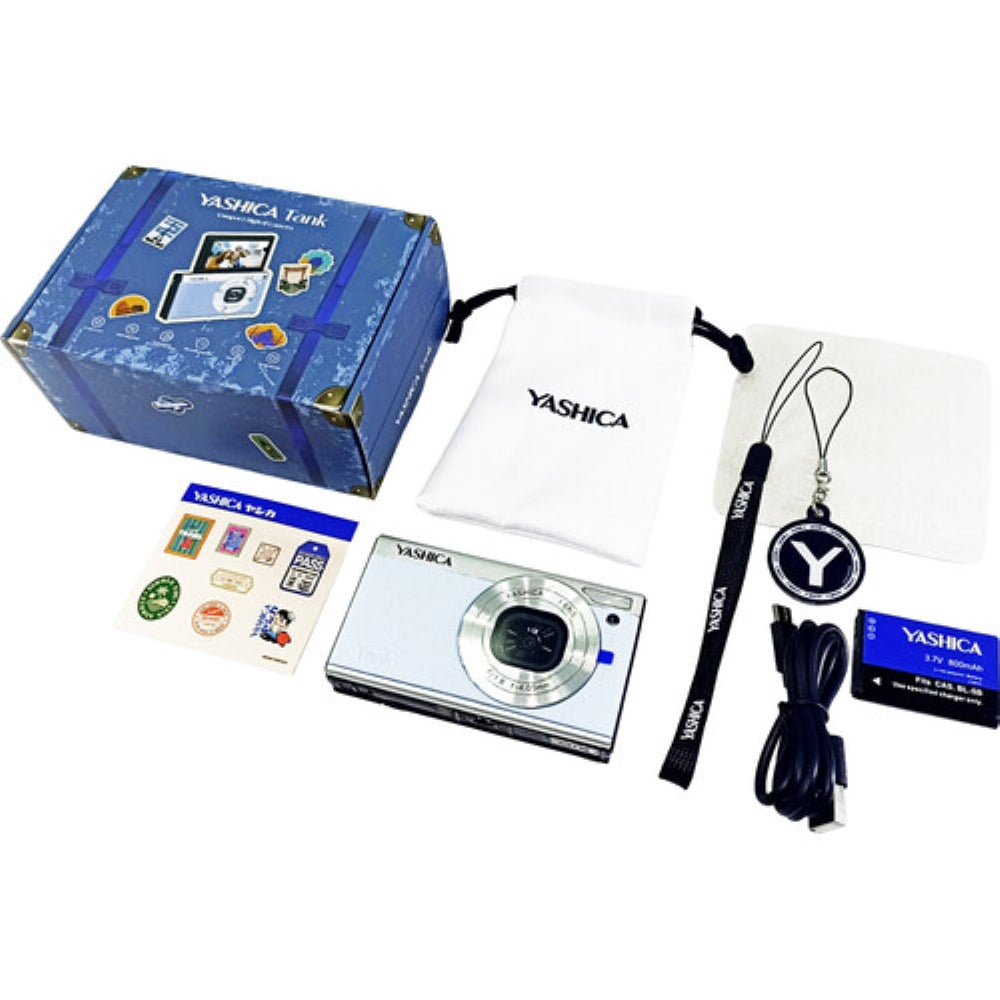 Yashica Tank Compact Digital Camera | Sky Blue