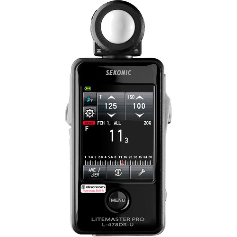 Sekonic LiteMaster Pro L-478DR-U-EL Series Light Meter for Elinchrom EL Skyport System