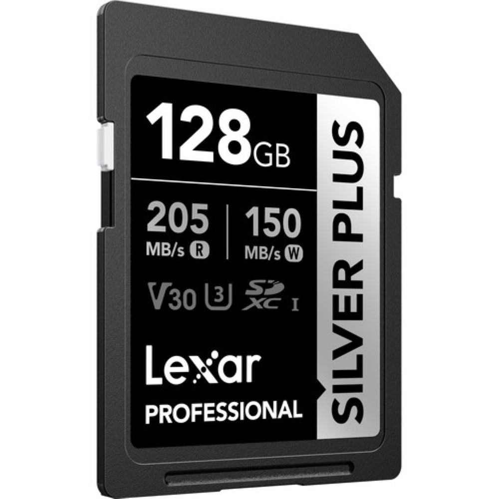 Lexar 128GB Professional SILVER PLUS UHS-I SDXC Memory Card