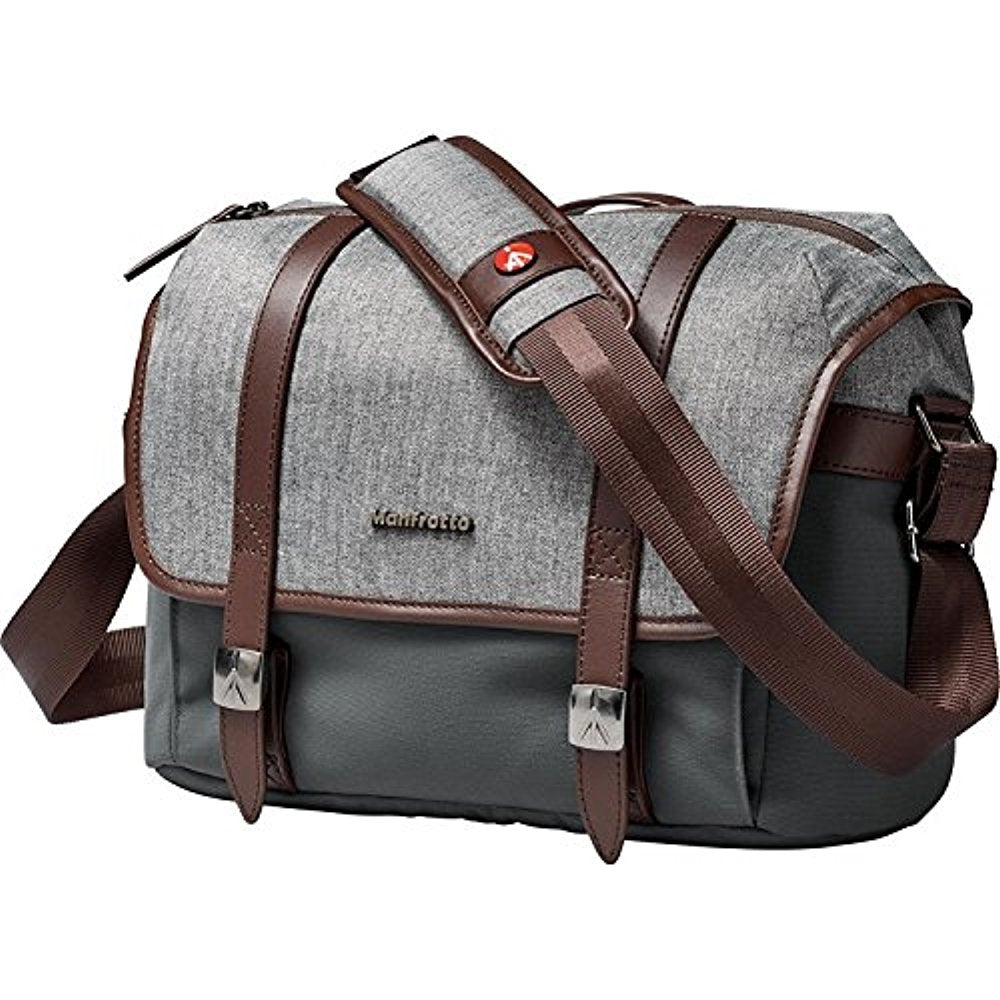 Manfrotto Windsor Camera Messenger Bag | Small, Gray