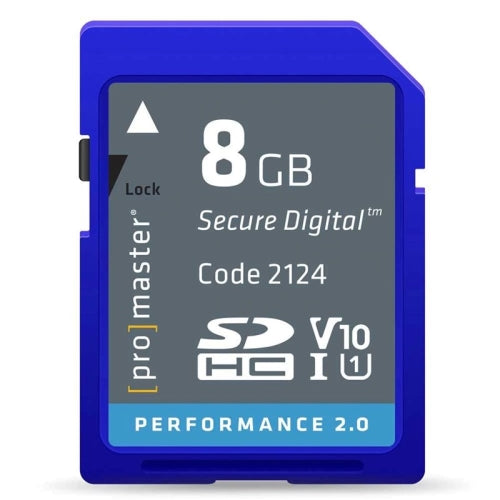 Promaster SDHC 8GB Performance 2.0