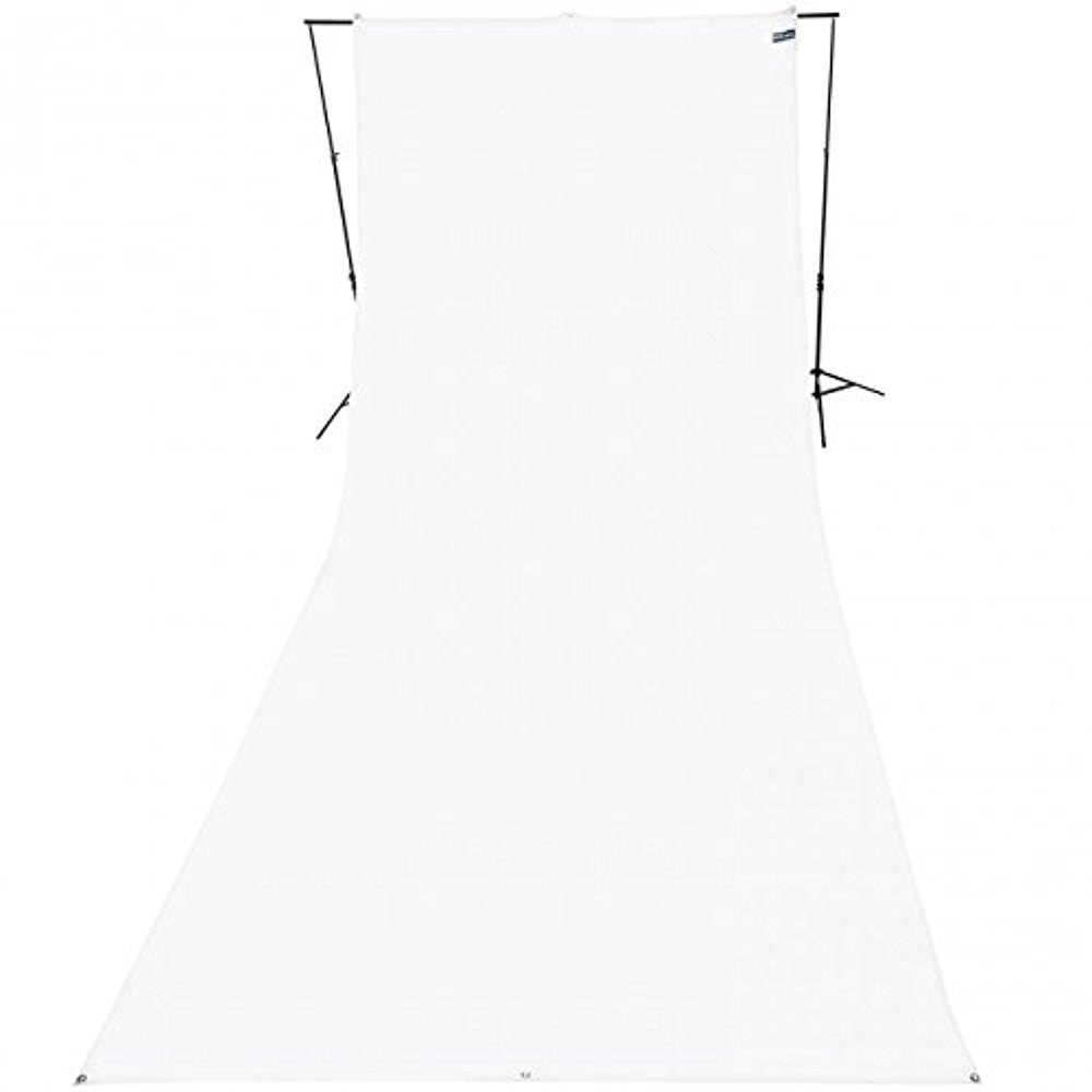 Westcott Wrinkle Resistant White Backdrop | 9'x20'