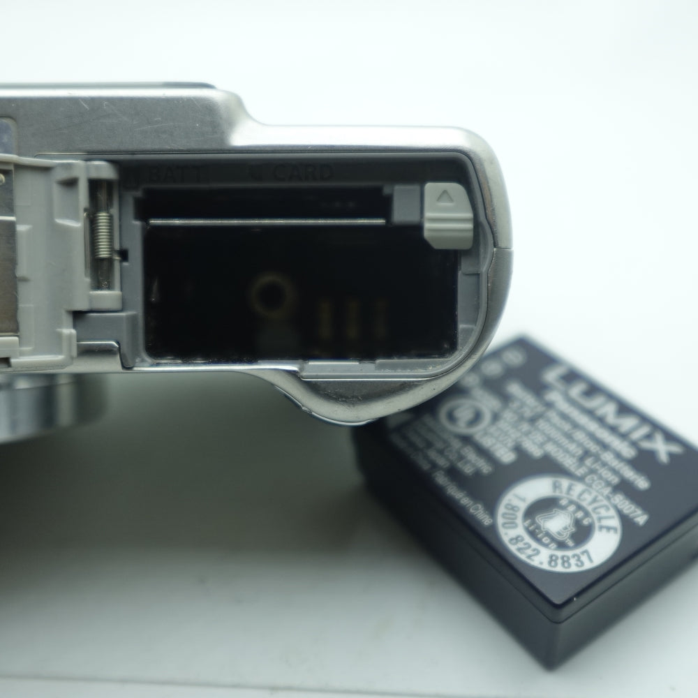 Used Panasonic Lumix DMC-TZ5 Digital Point and Shoot Camera | Silver | U8+