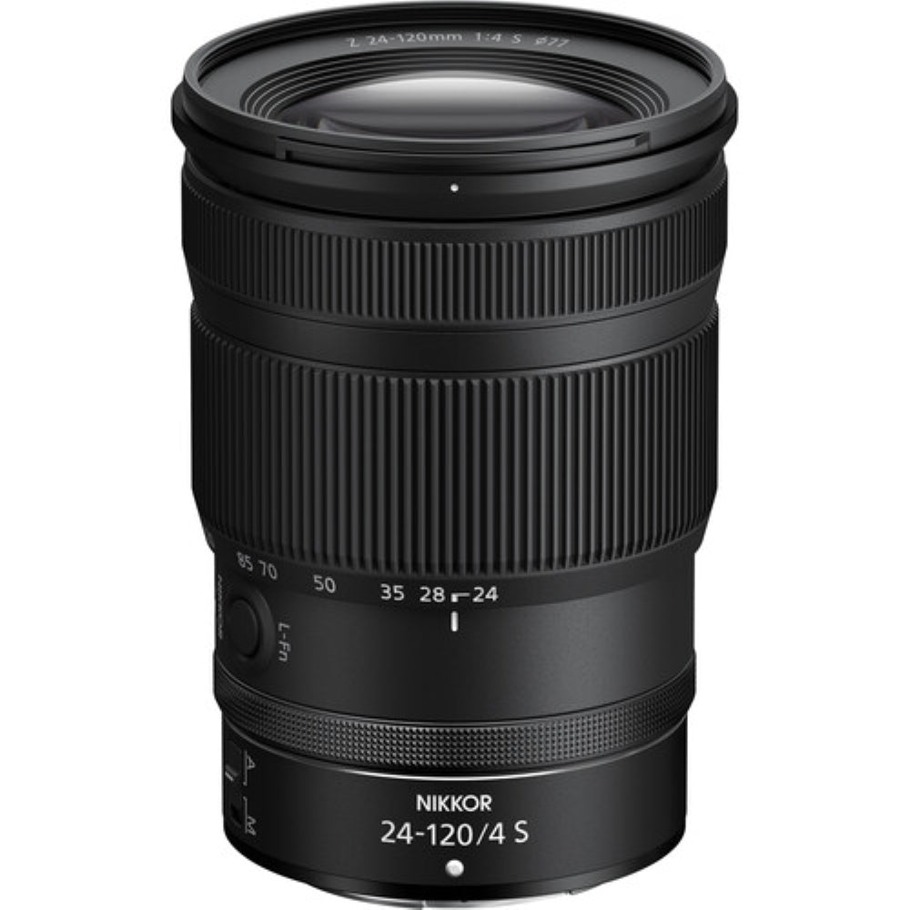 Nikon NIKKOR Z 24-120mm f/4 S Compatible with Z Mount Lens (Full Frame) Bundle with UV Filter + Lens Cap Keeper + Cleaning Kit + Cleaning Cloth (5 Items)