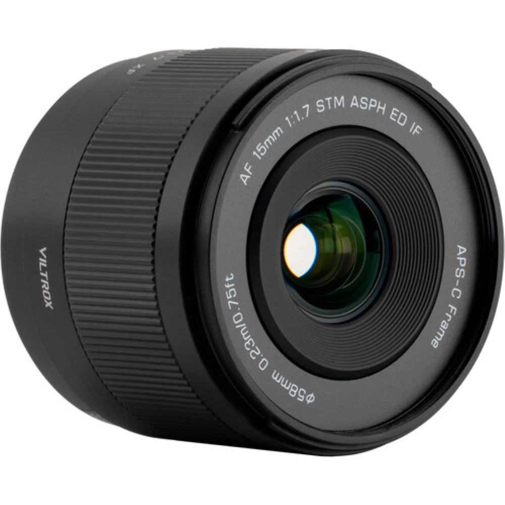 Viltrox AF 15mm f/1.7 Air XF Lens Compatible with FUJIFILM X Mount Bundle with UV Filter + Lens Cap Keeper + Cleaning Kit + Cleaning Cloth (5 Items)