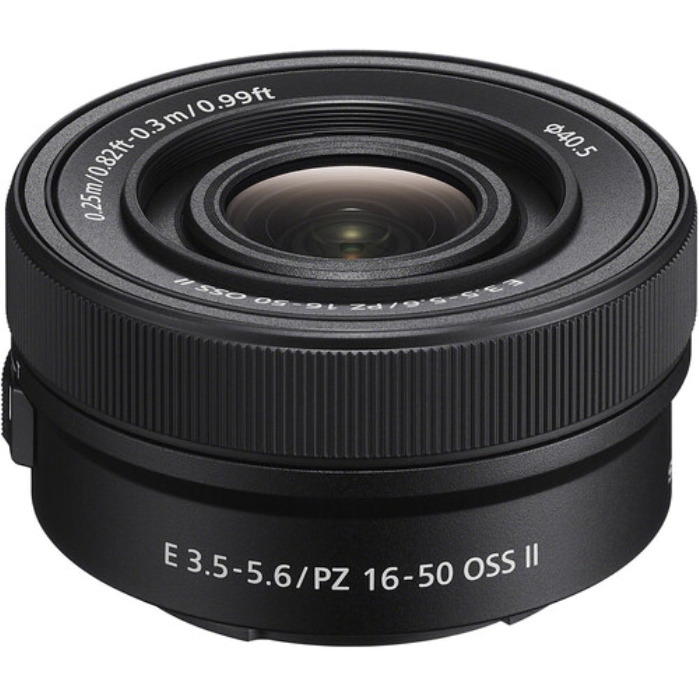 Sony E PZ 16-50mm f/3.5-5.6 OSS II Lens | Sony E, Black