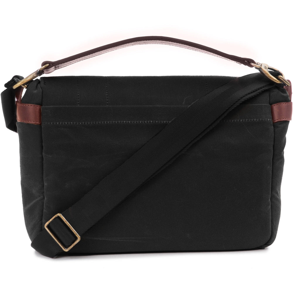 ONA Prince Street Camera Messenger Bag | Black, Waxed Canvas