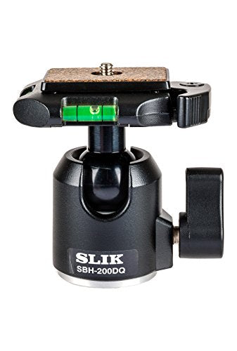 Slik SBH-200DQ Ballhead with Quick Release | Supports 8.8 lbs (5kg), Black