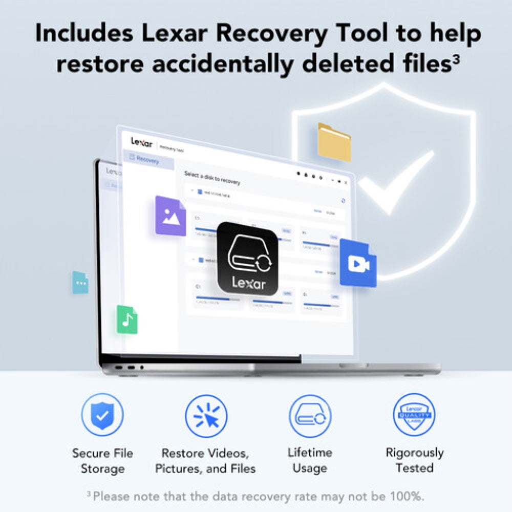 Lexar 2TB SL300 USB 3.2 Gen 2 Portable SSD