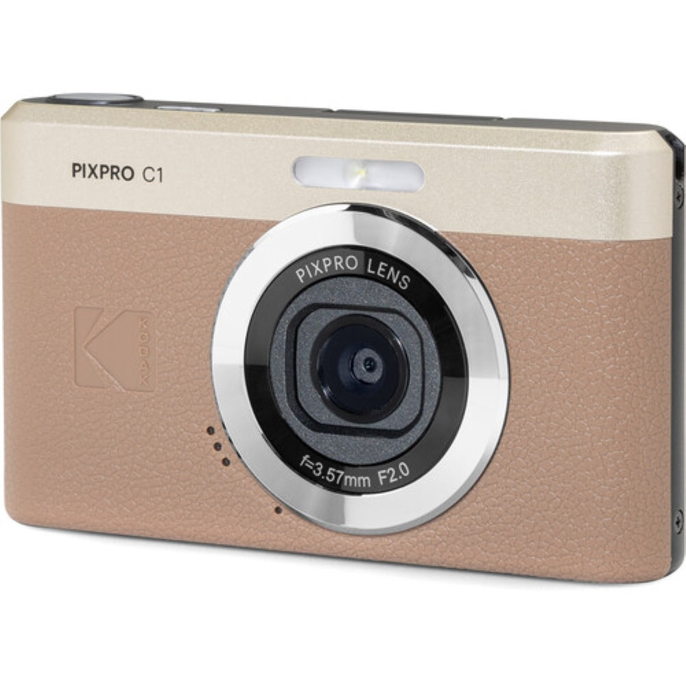 Kodak PIXPRO C1 Compact Digital Camera | Brown